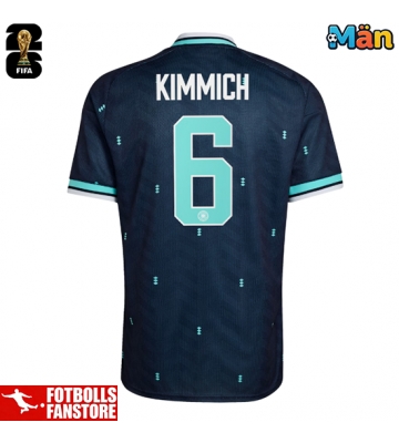 Tyskland Joshua Kimmich #6 Bortatröja VM 2026 Kortärmad
